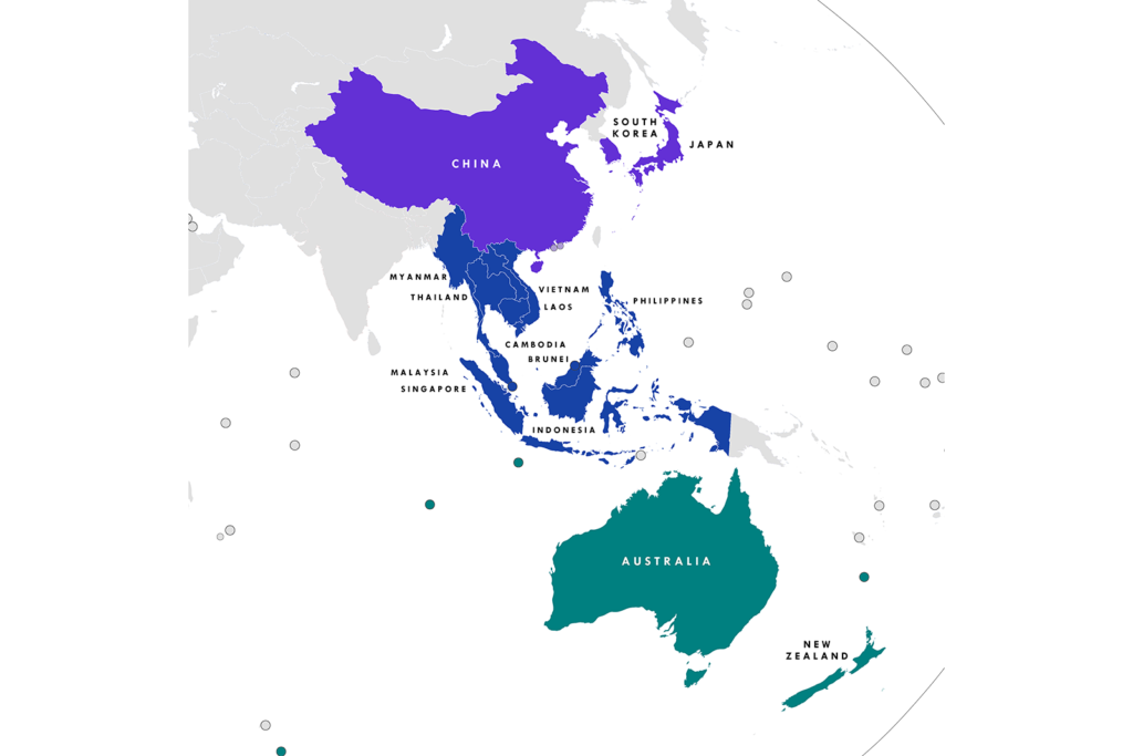 RCEP map