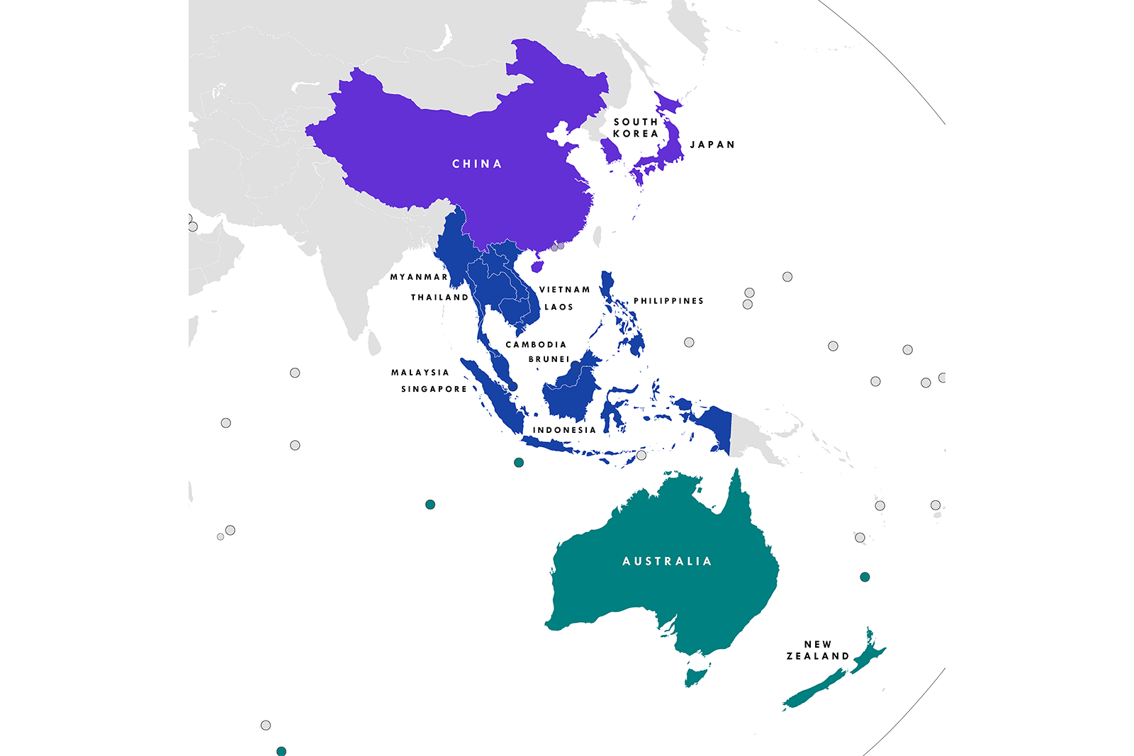 RCEP map