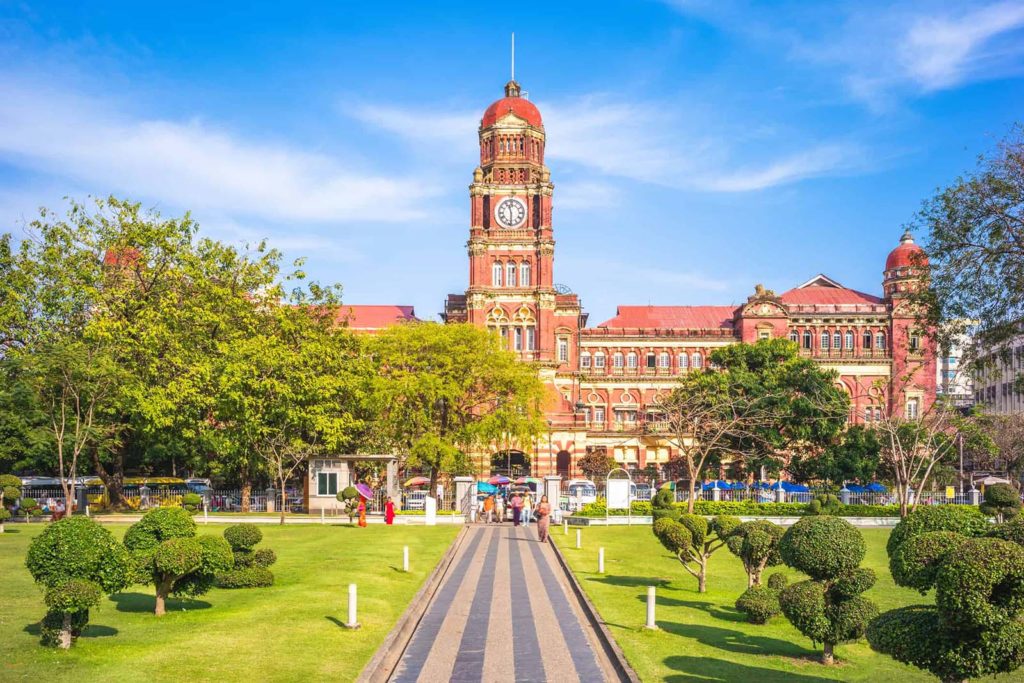 High Court Building Yangon Myanmar