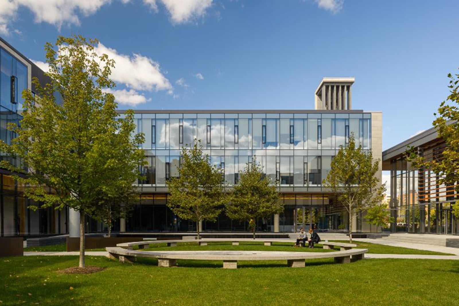 Campus courtyard