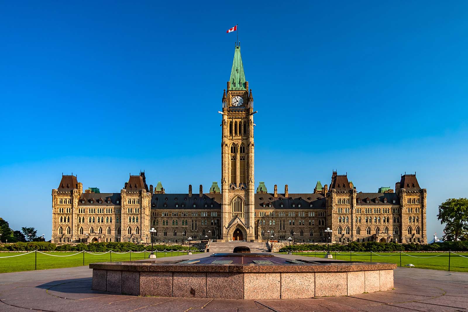 Parliament building in Ottawa